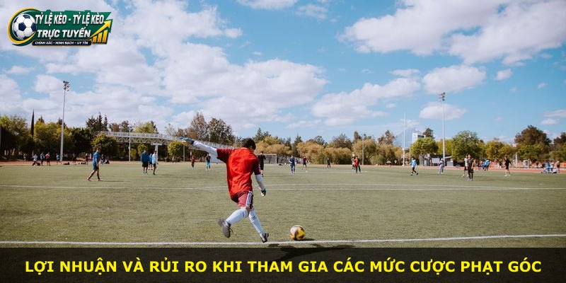 Lợi nhuận và rủi ro khi tham gia các mức cược phạt góc