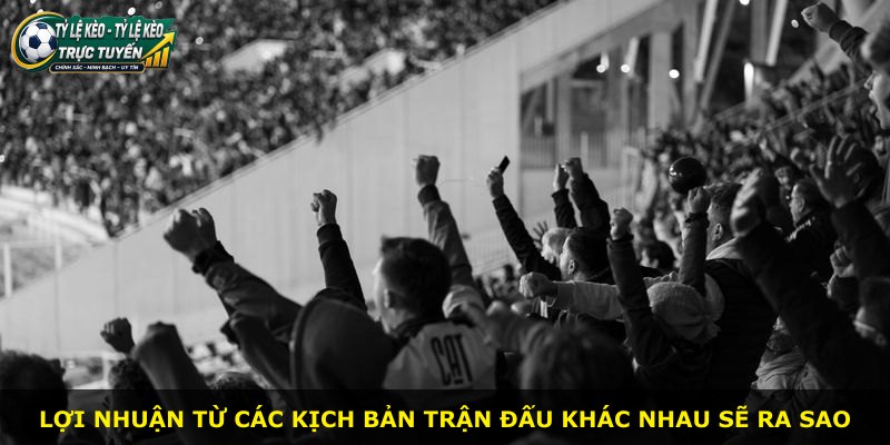 Lợi nhuận từ các kịch bản trận đấu khác nhau sẽ ra sao