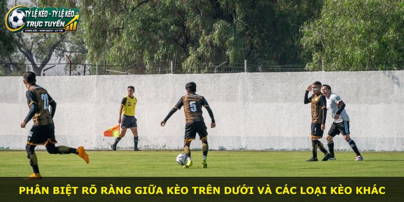 Phân biệt rõ ràng giữa kèo trên dưới và các loại kèo khác