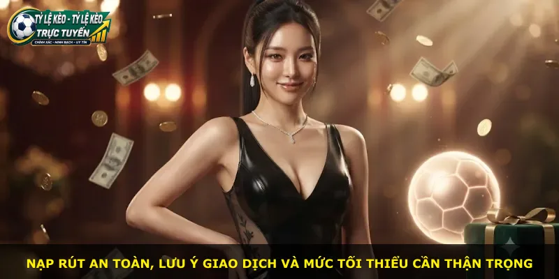 Nạp rút an toàn, lưu ý giao dịch và mức tối thiểu cần thận trọng