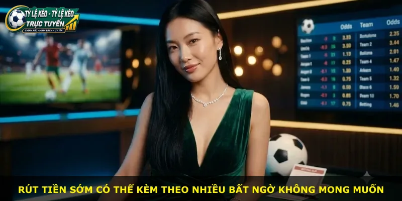 Rút tiền sớm có thể kèm theo nhiều bất ngờ không mong muốn