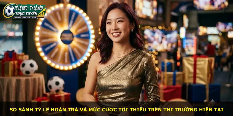 So sánh tỷ lệ hoàn trả và mức cược tối thiểu trên thị trường hiện tại