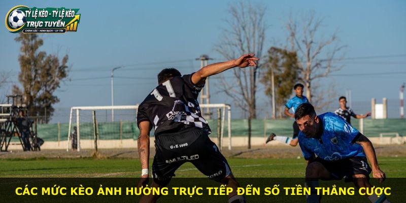 Các mức kèo ảnh hưởng trực tiếp đến số tiền thắng cược